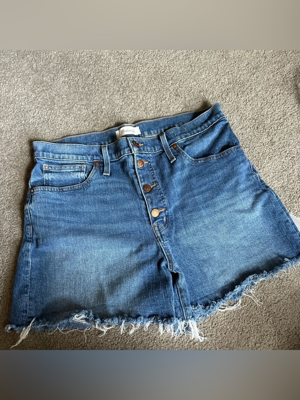 Madewell High Rise Denim Shorts